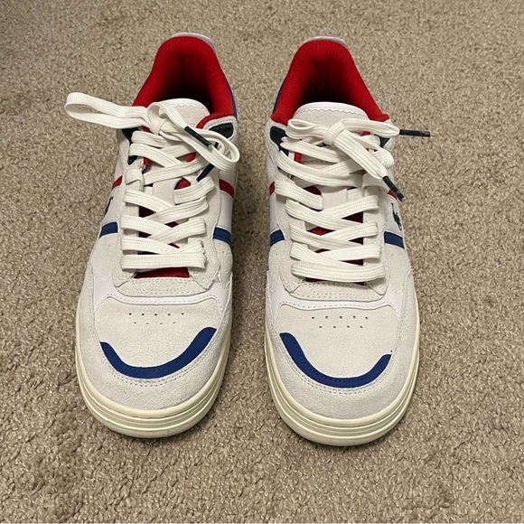 Polo Ralph Lauren White and Blue Men's Sneakers - Picture 2 of 6